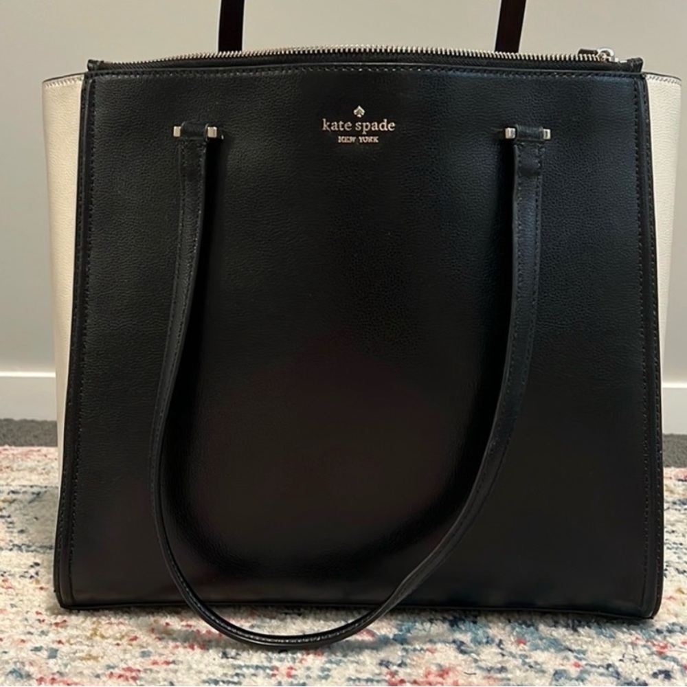 Kate Spade Two-Tone Black and Cream Handbag